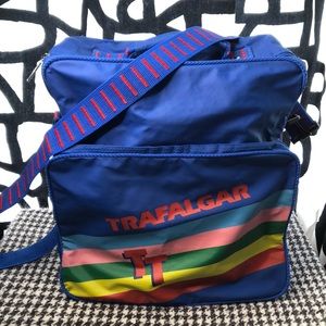 Vintage 80’s Blue Trafalgar Carry-on Bag